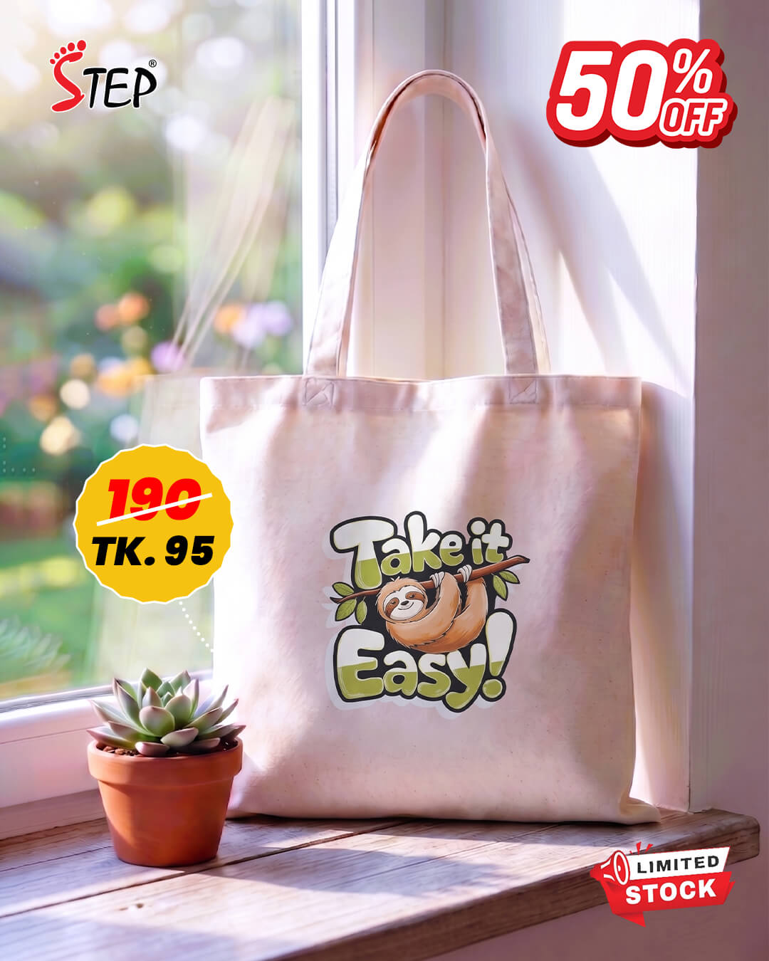 Canvas Tote Bag	STBAP014