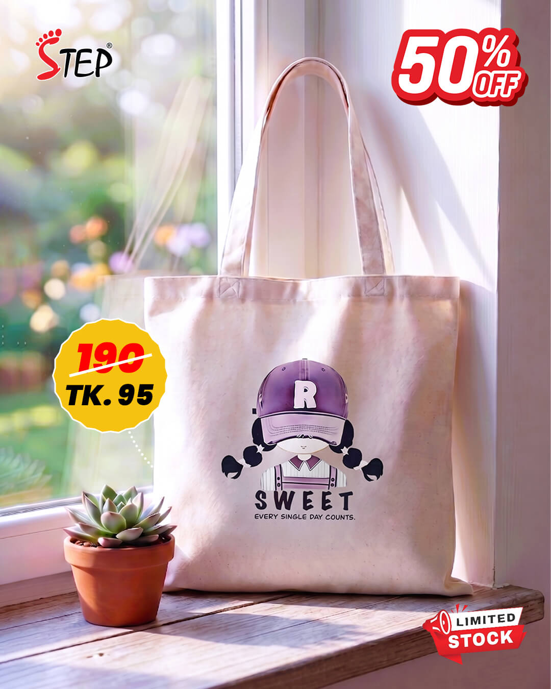 Canvas Tote Bag	STBAP017