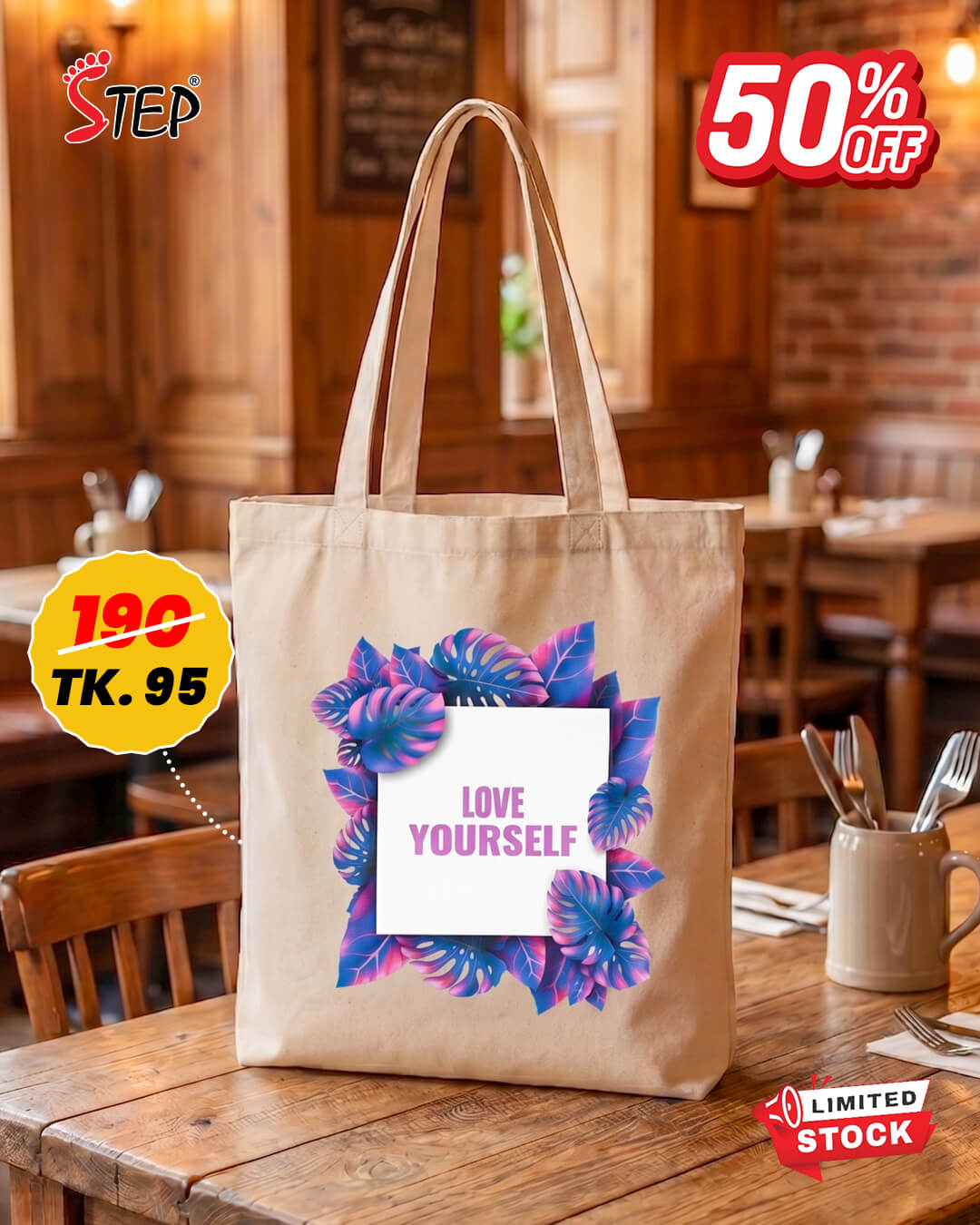Canvas Tote Bag	STBQP0033