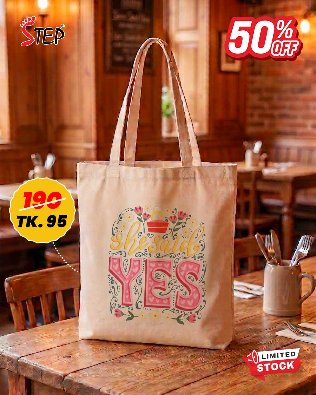 Canvas Tote Bag	STBSP0034