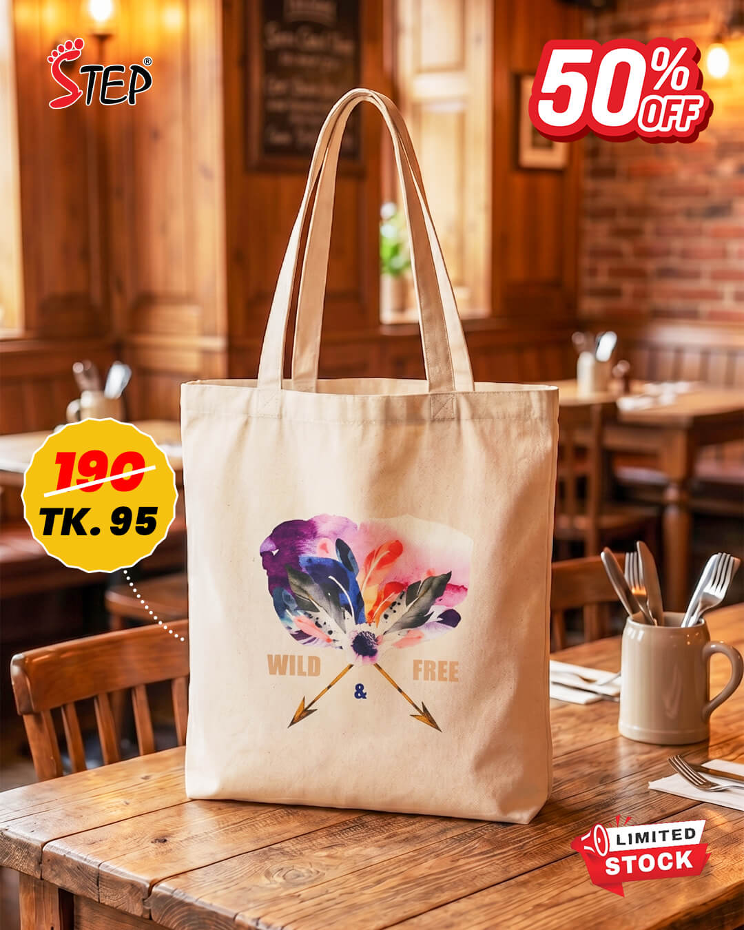 Canvas Tote Bag	STBSP0040