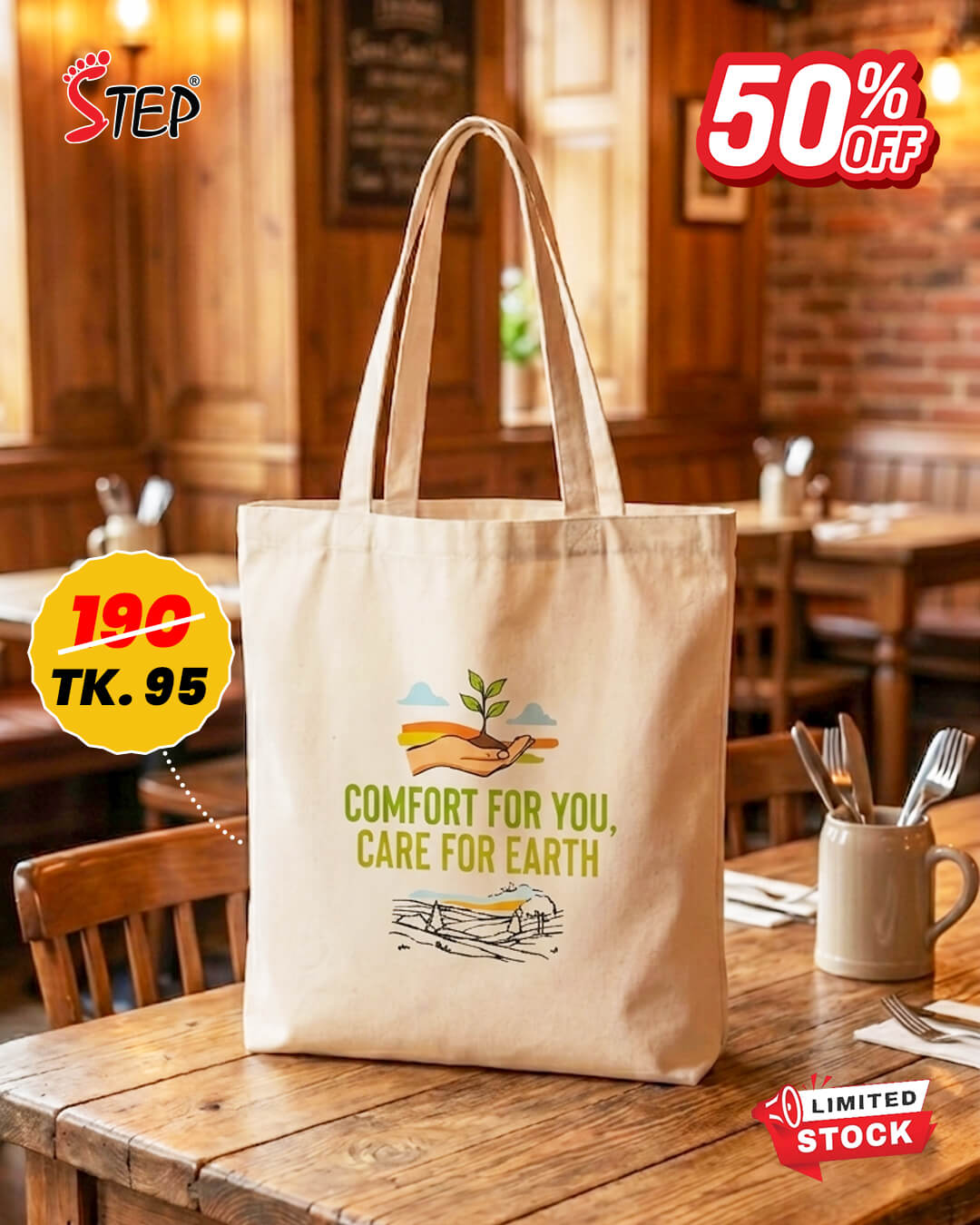 Canvas Tote Bag	STBSP0041