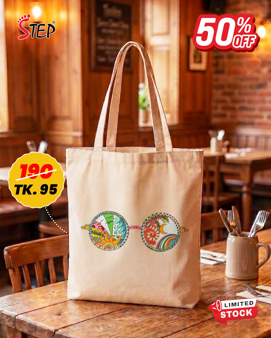 Canvas Tote Bag	STBSP0044